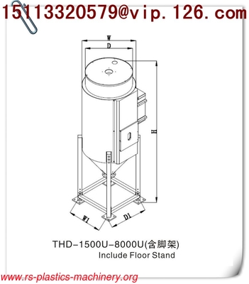 Huge Size Standard Euro Type Hopper Dryer