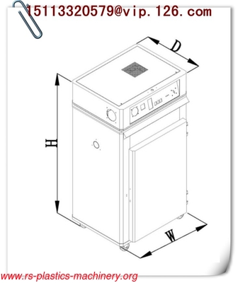 Plastic dryer cabinet/cabinet oven machine for plastic material ABS, PP, PU, PVC