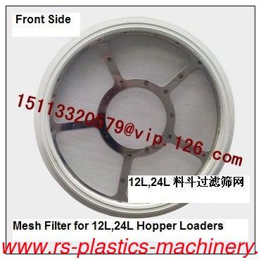 China 6L/12L/24L Hopper Loader Spare Parts -Stainless steel Mesh Filter with rubber seal Manufacturer good price