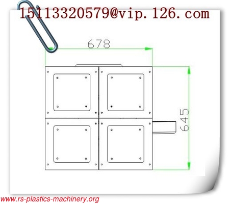 Plastic gravimetric mixer unit
