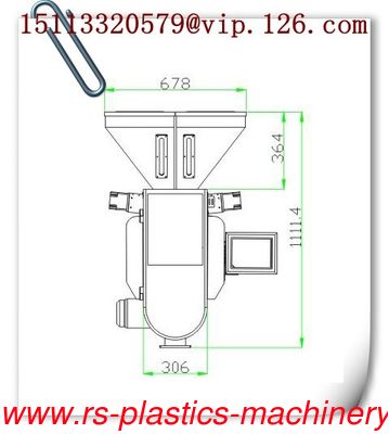 Blue color High precision gravimetric blender/materials weight sensor mixer Supplier doser mixer for extruders good price to Canada