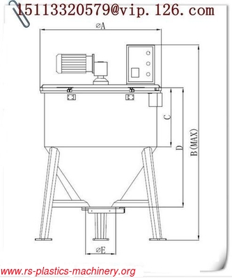 Vertical Color Mixer/Color waste batch mixer/Vertical plasic mixer