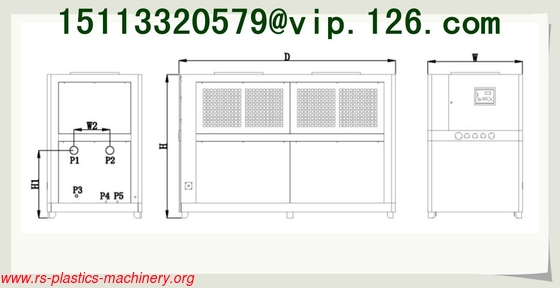high performance air cooled chiller/thermostat cooling used industrial water chiller price