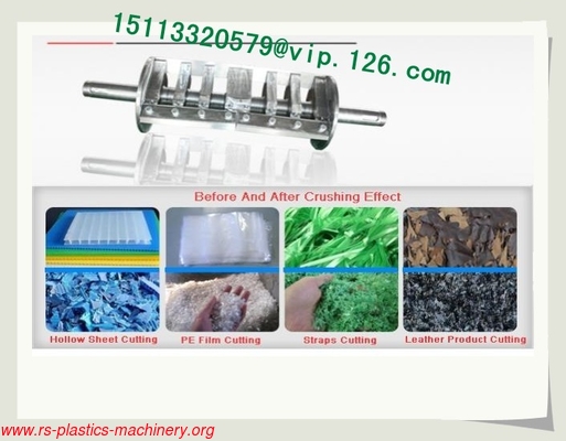 Powerful Plastic shredders PVC Top Feed V Type Knife Crusher for Export