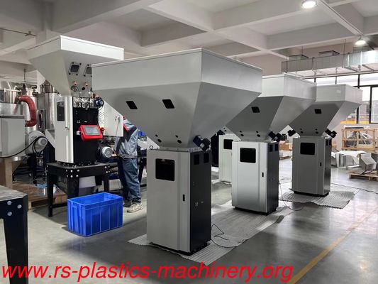 China high performance Automatic raw material with colour/MB weight mixer supplier/gravimetric blender high quality for extruders good price agent needed