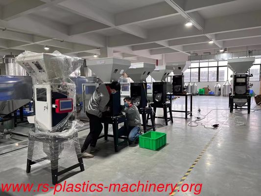 China high performance Automatic raw material with colour/MB weight mixer supplier/gravimetric blender high quality for extruders good price agent needed
