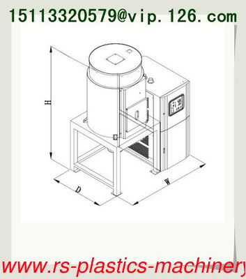 Plastic Pellet Dryer 2 in 1 desiccant Rotor Dehumidifying Dryer Machine blue unibody type for distributors