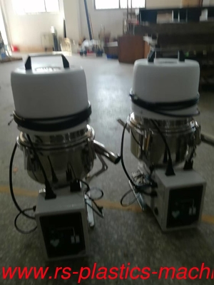 White Stand alone Auto loader Stainless Steel vacuum Hopper loader material loader 300G manufacturer 7.5L power 1.1KW for raw material feeding good quality factory price to Germany agent wanted
