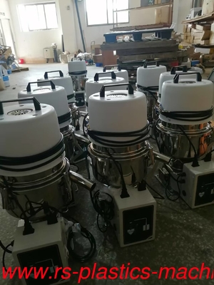 White Stand alone Auto loader Stainless Steel vacuum Hopper loader material loader 300G manufacturer 7.5L power 1.1KW for raw material feeding good quality factory price to Germany agent wanted