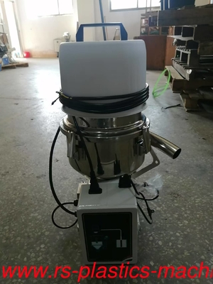 China cheap Stainless Steel New material hopper loader 300G Manufacturer stand alone white vacuum Auto loader 1.1KW New arrival for pellet feeder capacity 300kg/hr save labour good quality to poland