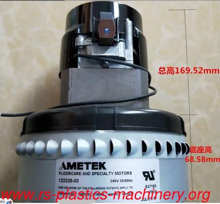 American Ametek Brand motor 1.3kw Carbon Brush Motor for vacuum loader300G hopper loader700G with Best price to Thailand