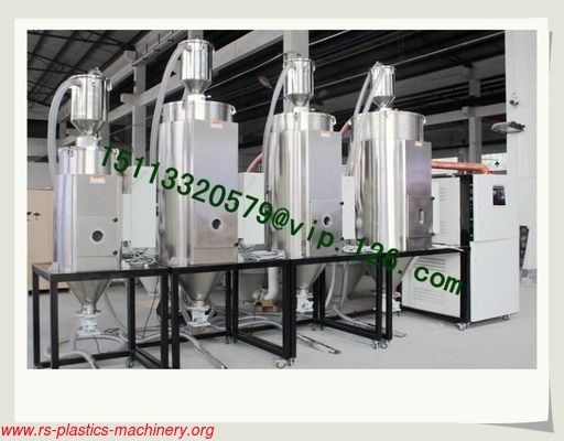 China high performance  multipls stage conveying 3 in 1  dehumidify dryer Supplier one dehu with four hoppers cost save