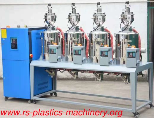 China high performance multiple stage dryer 3 in 1  dehumidify dryer Supplier one dehu with four hoppers cost save