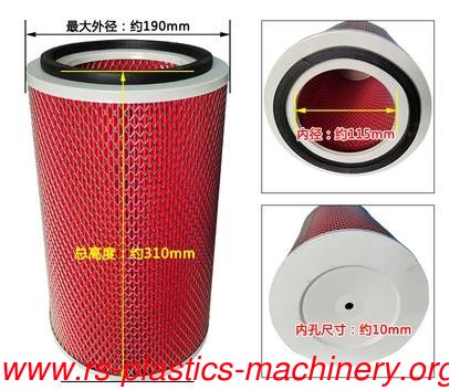 China vacuum auto loader 700G 800G spare part Supplier- Red mesh filter dust filter good price  wholesale needed