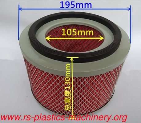 China vacuum Hopper loader spare parts supplier-Red big mesh filter dust filter good quality very light good price  wholesale needed