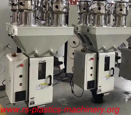 Hot sale Orange colour good quality smart automatic gravimetric blender supplier material & colour  weight type mixer high precision mixer for extruder factory price to worldwide