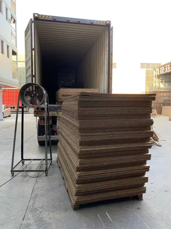 China Honeycomb recyc paper core recycled factory widely use in furiture/door/packing etc good price  with FSC certified