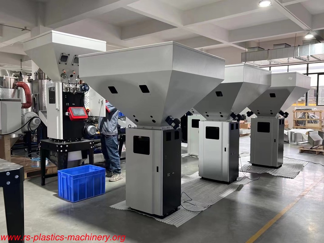 put on extruder directly 5 components Automatic weight percent mixer Supplier/gravimetric blender good quality factory price agent needed