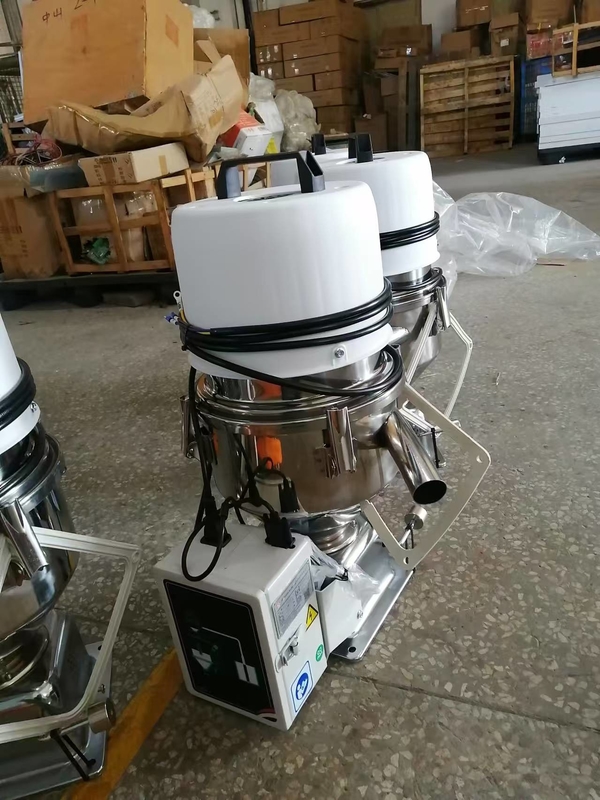 White Stand alone Auto loader Stainless Steel vacuum Hopper loader material loader 300G manufacturer 7.5L power 1.1KW for raw material feeding good quality factory price to Germany agent wanted