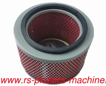 China plastic machine spare parts supplier-Red mesh filter dust filter for vacuum auto loader factory price