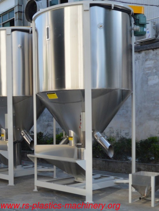 China Stainless steel Large Vertical Mixer 1000kg/Large spiral Vertical Color Mixer Manufacturer good price