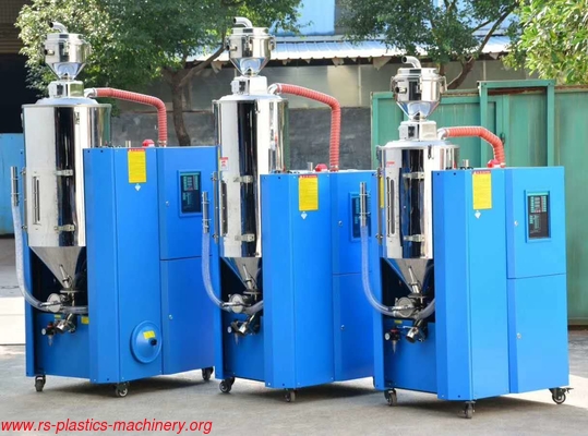 Azul Todo en uno Roda desecante Rotor panal de abejas Deshumidificador Secador para plástico Máquina de inyección buen precio